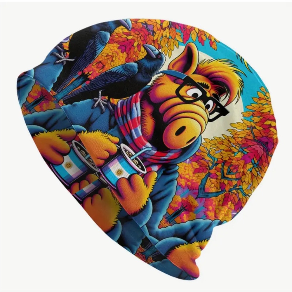 NEW Colorful Alf Character Beanie